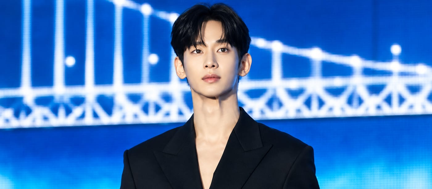 Kim Soo-hyun waving on the red carpet at the 2014 Baeksang Arts Awards, years before his 2026 The Fact Music Awards return